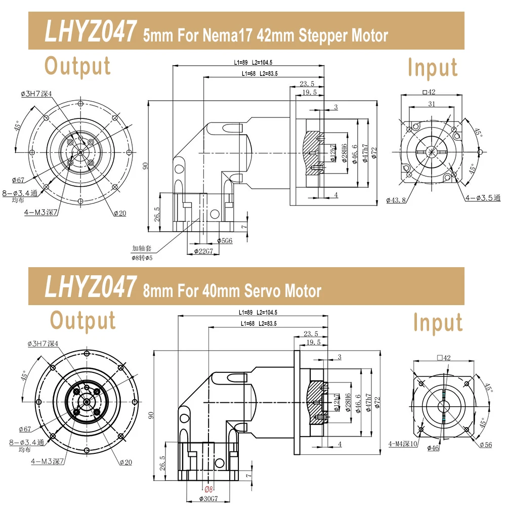 90 Degree Right Angle Helical Planetary Reducer 360 Degree Electric Stepper Servo Rotating Platform For Cutting and Welding