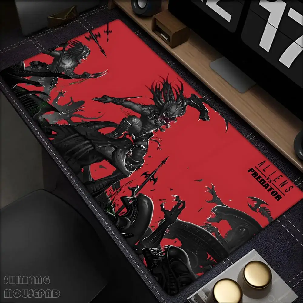 

Alien Vs Predator Mouse Pad Rubber Mat Laptop Xxl Mousepad Notebook Gamer Computer Table Gaming Accessories