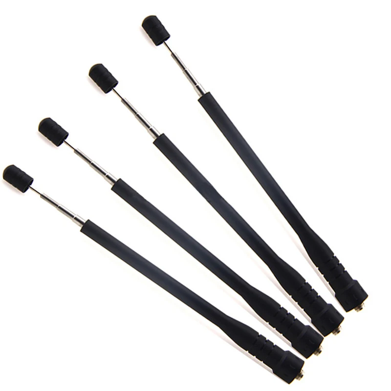 Universal Walkie Talkie Telescopic Rod High Gain Antenna For Baofeng 888s