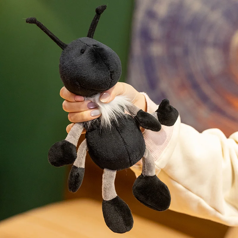 

30cm Cute Ant Plush Toy Soft Stuffed Animal Kawaii Ant Doll Pillow for Kids Creative Room Decoration Birthday Gift