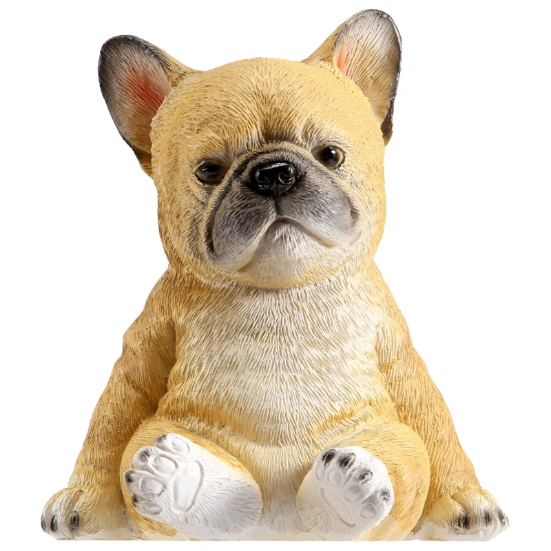 

Hot French Bulldog Sculpture Ornament Dog Statue Figurine Outdoor Garden Decor Gift