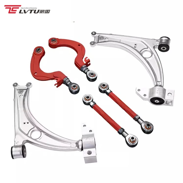 Adjustable Aluminium Magnesium Alloy Rear Control Arm Camber Kit For Volkswagen Golf6 MK6 GTISagitar Magotan Passat