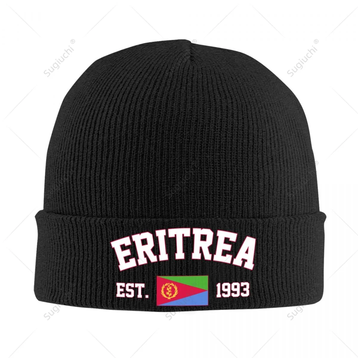 Unisex Eritrea EST.1993 Knitted Hat For Men Women Boys Winter Autumn Beanie Cap Warm Bonnet