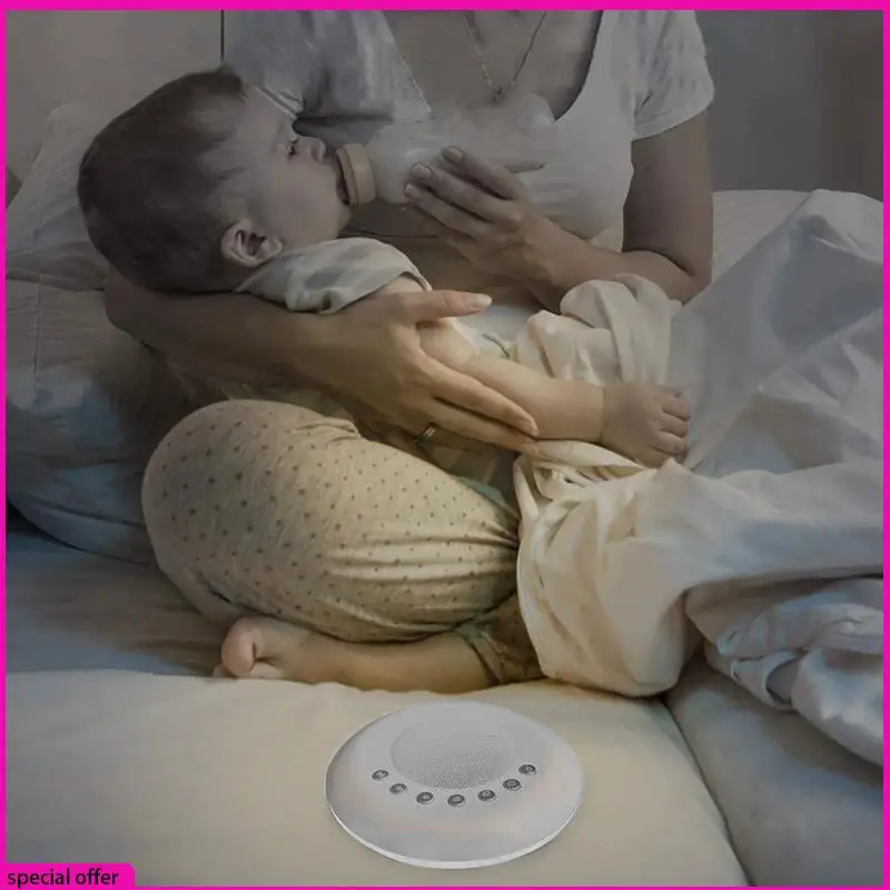 A65Z Baby White Noise Machine With Light Built-In 28 Soothing Sound USB White Noise Sleep Sound Machine For Baby Adult Easy Inst
