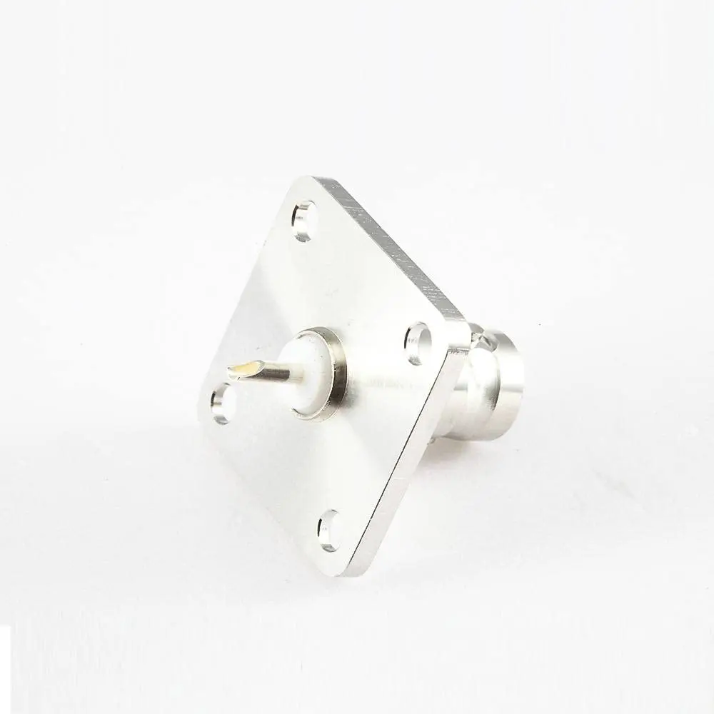 BNC Female 180 Degree 4 Hole Flange Connector Cable