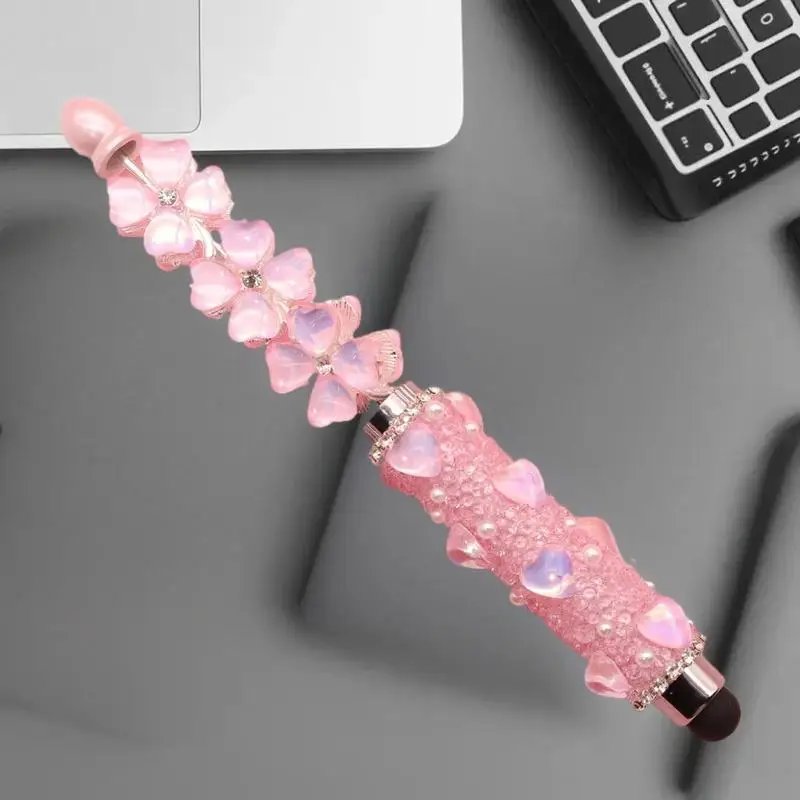 Creative Bead Ballpoint Pen Multifunctional Capacitive Touch Screen Pen Office School Study Supplies Gift