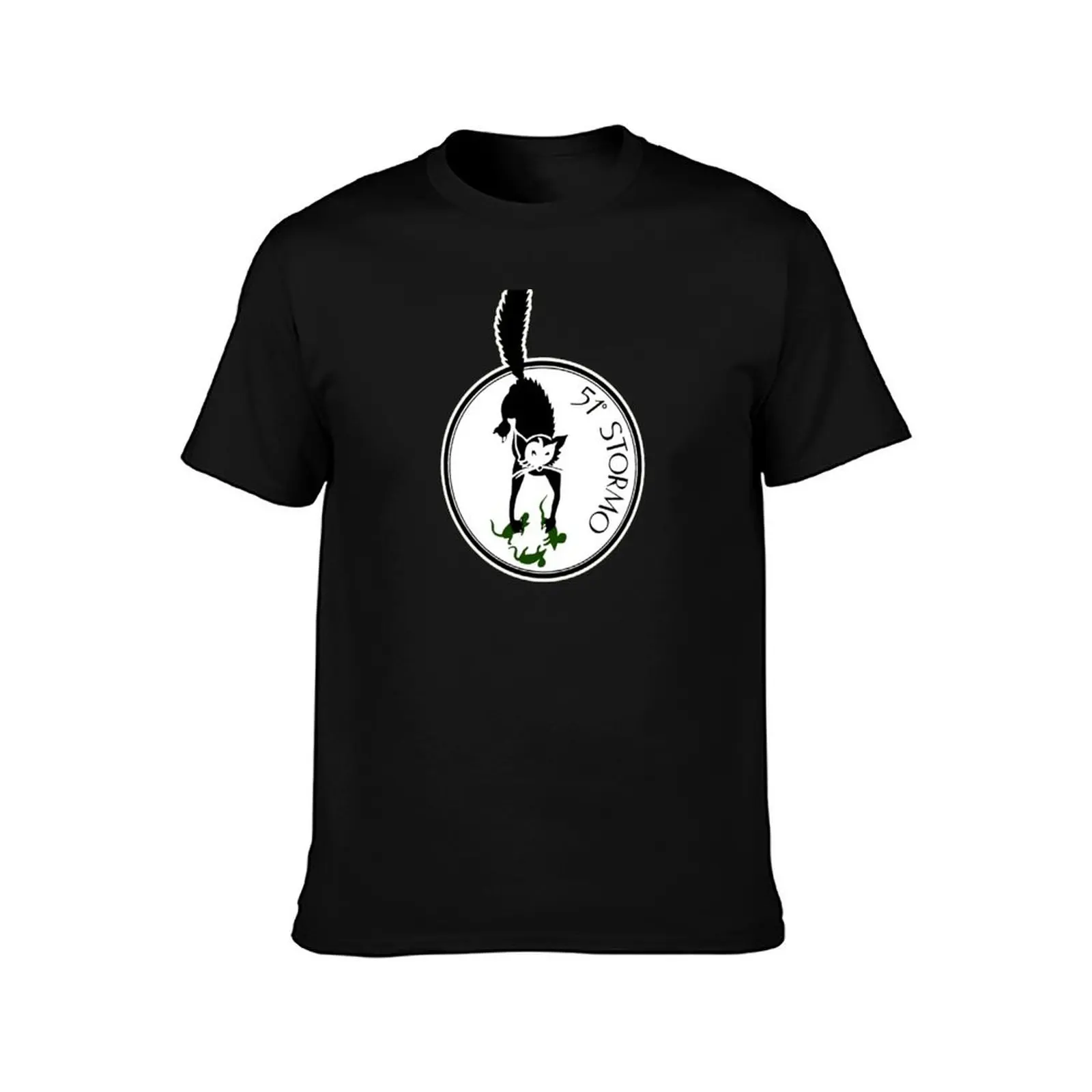 51o Stormo Caccia - White Edge - - Regia Aeronautica Clean Style T-Shirt Fashion Casual Short Sleeve Top T-Shirt