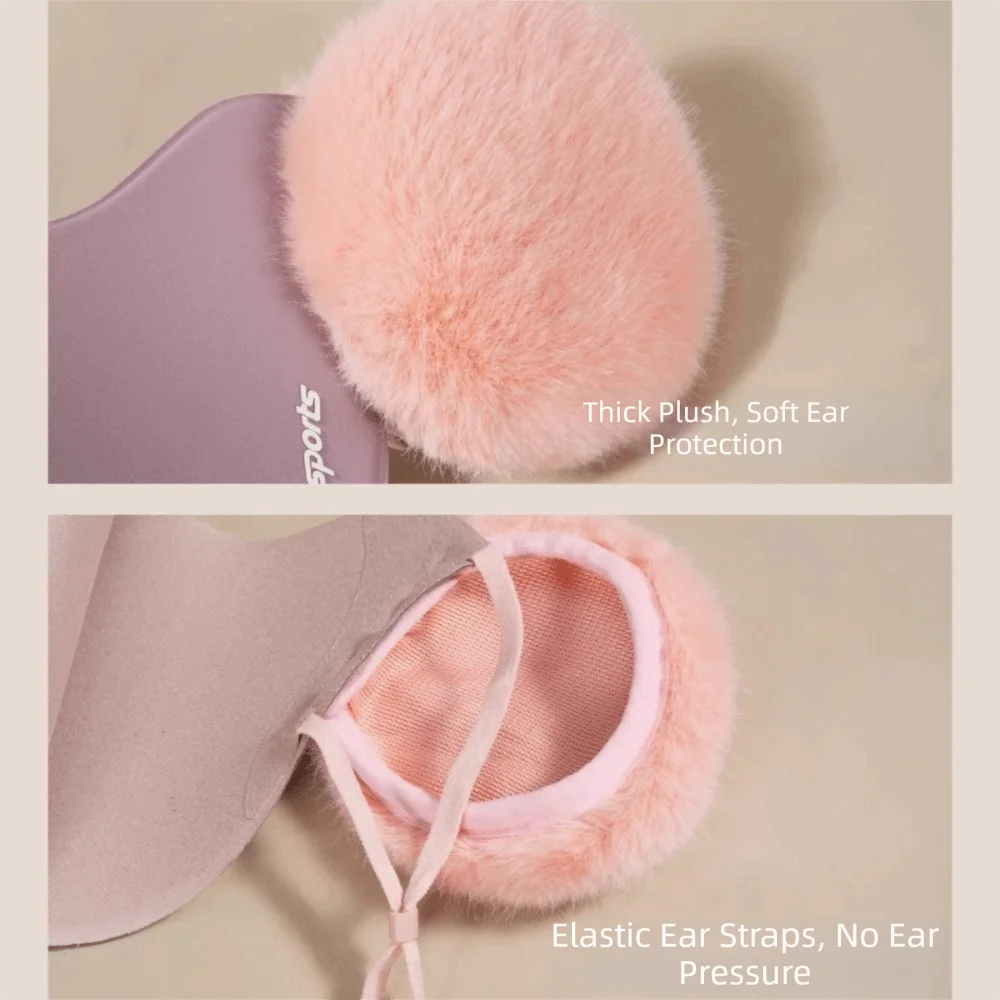 Simple Windproof Earmuffs Mask 2in1 Dust-proof Thermal Cycling Face Shield Breathable Simple Half Face Mask Riding