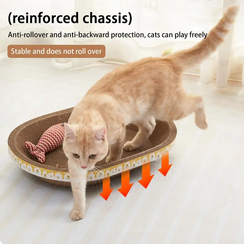 

Round Cat Scratcher Scratch Pad Cardboard Cat Scratch Mat Cat Scratcher Mat Scratch Resistant Thick Pad Bowl For Cats Kittens