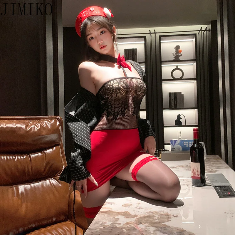 

Sexy Woman Lingerie Cosplay Hot Secretary Outfit See-through Sexy Clothing Erotic Lingerie Babydoll Fantasy Night Club Outfit