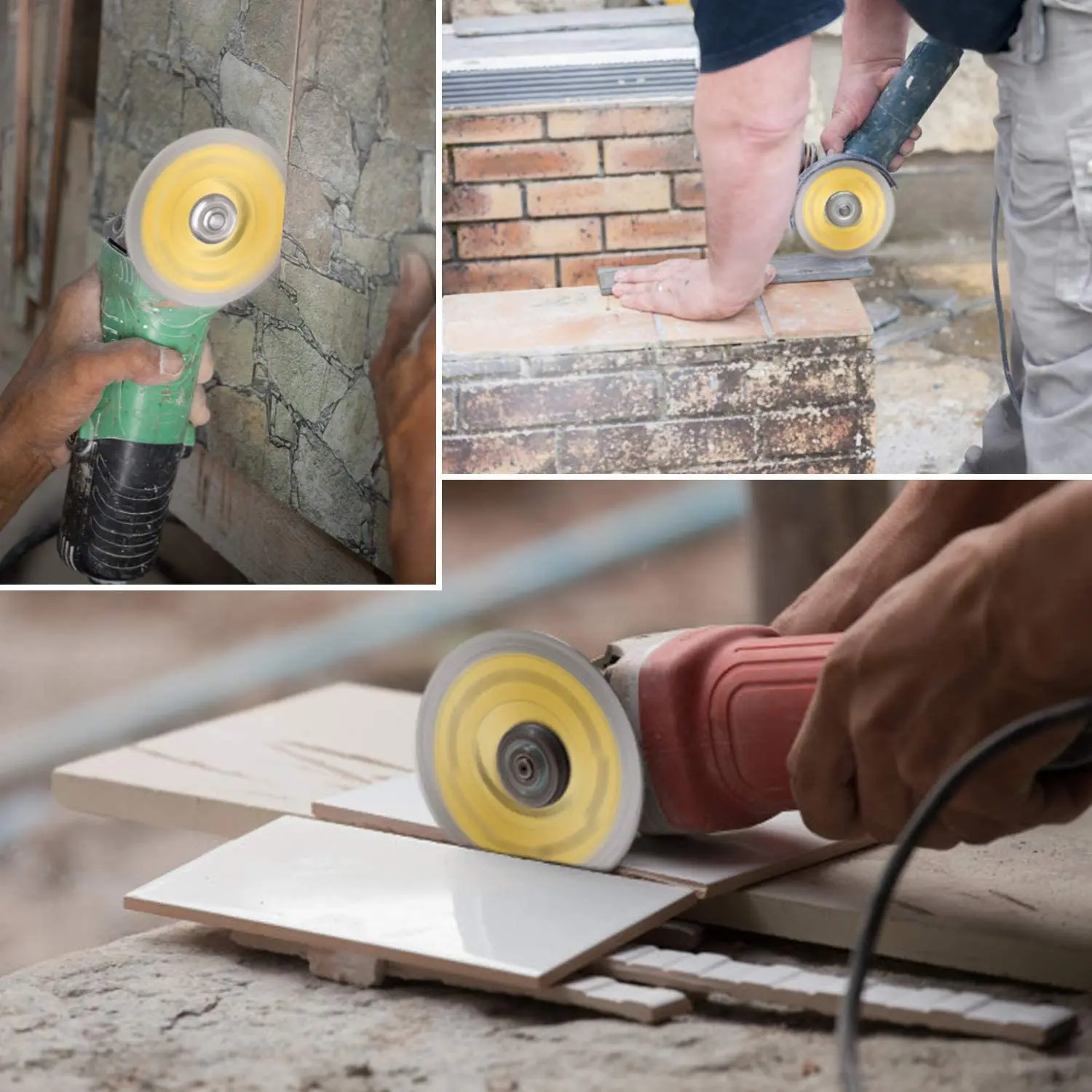 

2 шт. 4-дюймовые тонкие алмазные пилы, лезвия для плитки, режущий диск, колесо для резки фарфоровой плитки, гранита, мрамора