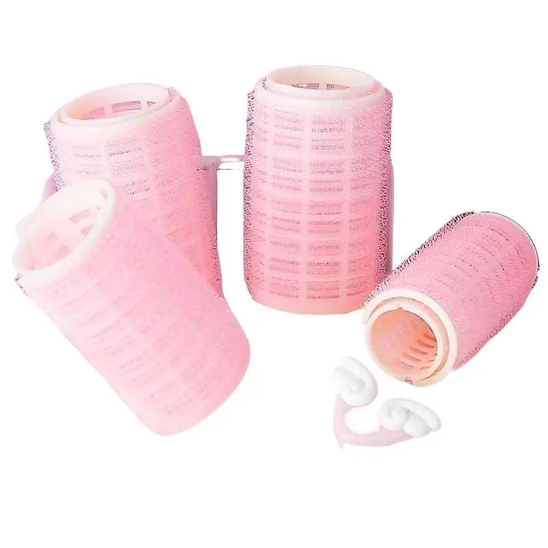 Heatless Self Grip Hair Rollers Non Slip Reusable Hair Styling Tools for Home Salon Travel Curls Bangs