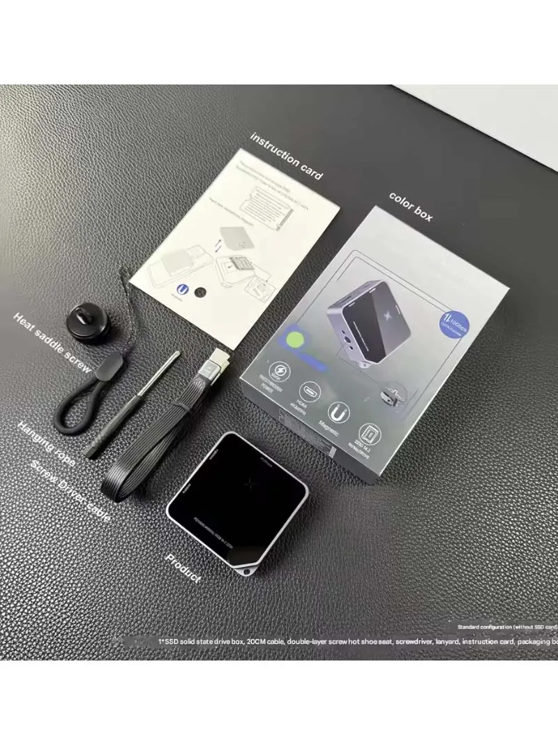 SSD Enclosure For M.2.2230 SSD Fan-cooled 3.2 Thunderbolt Type-c Hard Drive for Phones Stabilizer Multi-function C Mobile