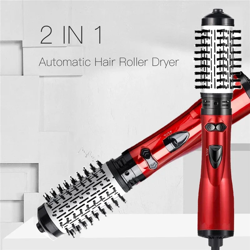 Auto Rotating Hair Dryer Brush Hair Curling Iron Curler Curls Hair Waves Women Styler Fast Heating Electric Hot Air Brush