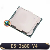 Procesador de CPU E5 2680V4 Xeon E5-2680V4 CPU 2,40 GHz 14 núcleos 35M 14NM E5-2680 V4 FCLGA2011-3 TPD 120W