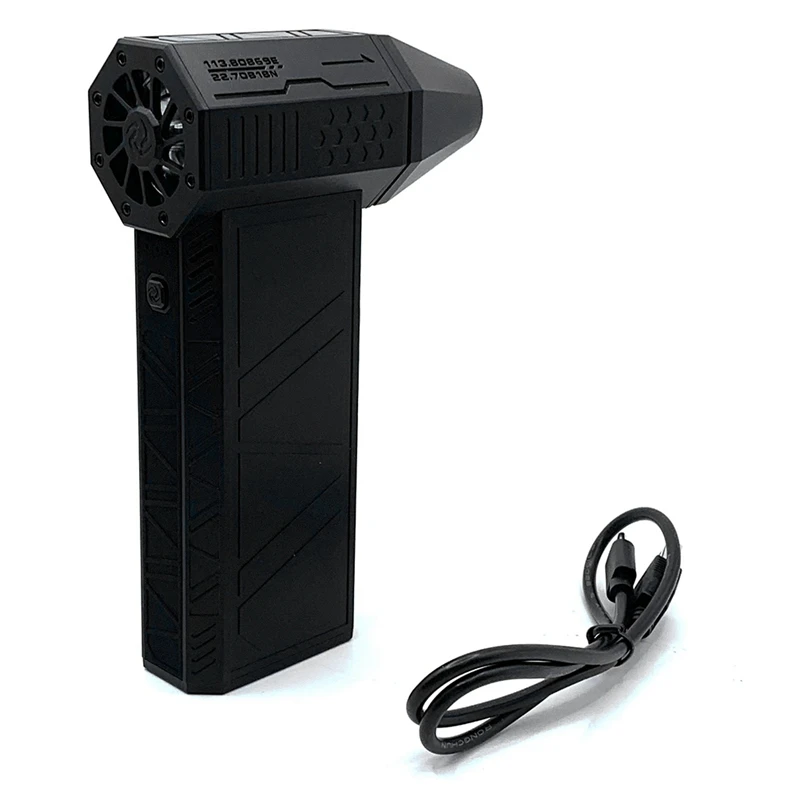 

130000RPM Mini Turbo Violent Fan X3 Injection Molded Case Turbo Jet Fan Durable Easy Install Easy To Use