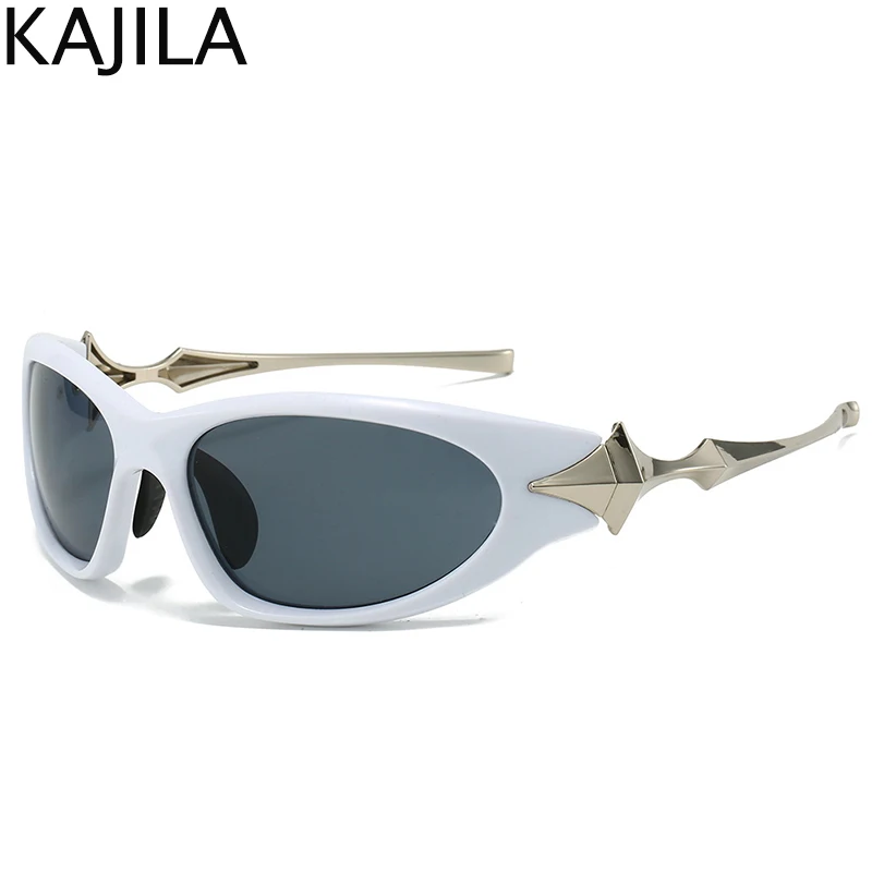 kajila Steampunk Cat Eye Sunglasses Black 10