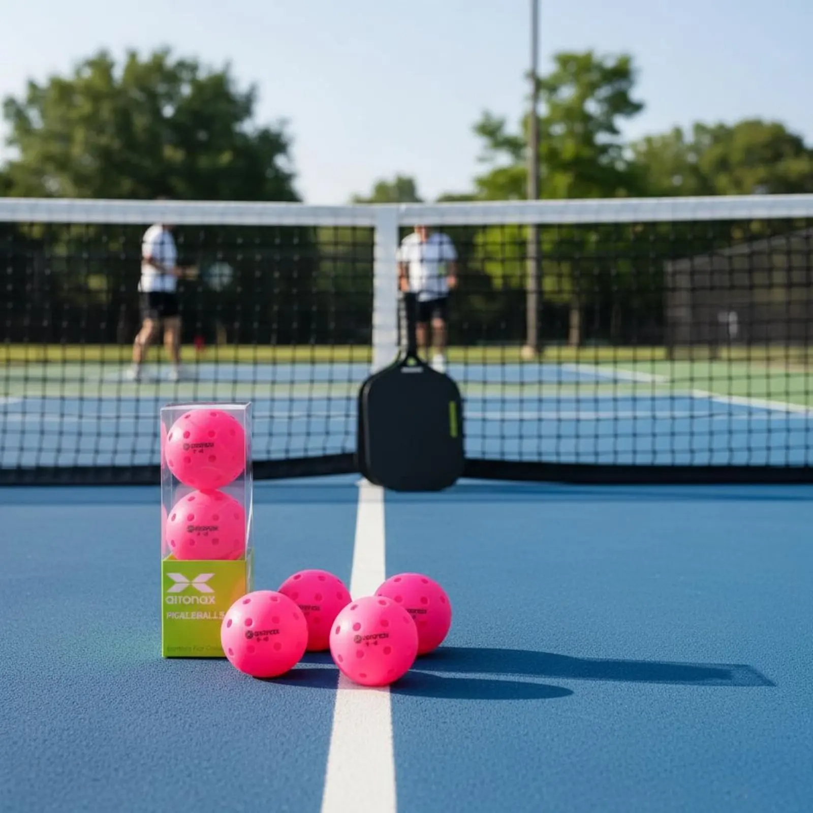 

Pickleball Sphere Consistent Performance 40-Hole Pickleball Coral Practice Sphere Wind Resistant Racket Sport Accessory