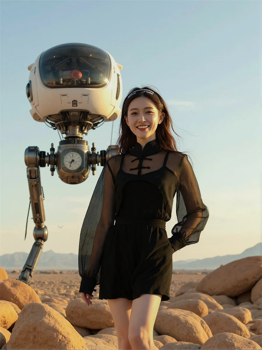 Czarna koszula damska z długim rękawem, patchworkowa, z blokami kolorów, zapinana na guziki, prosty, podstawowy, minimalistyczny styl, modne bluzki damskie, cool.