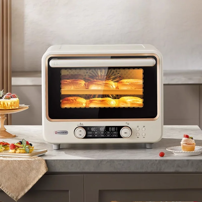 

Маленькая новая домашняя духовка, профессиональная печь для выпечки с функцией ферментации, электрическая циркуляция горячего воздуха