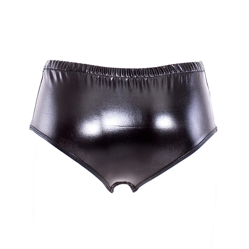 Pu Leather Chastity Pants BDSM Underwear Silicone PU Leather Sex Butt Plug Dildo Harness Belt Male Chastity Device Panties