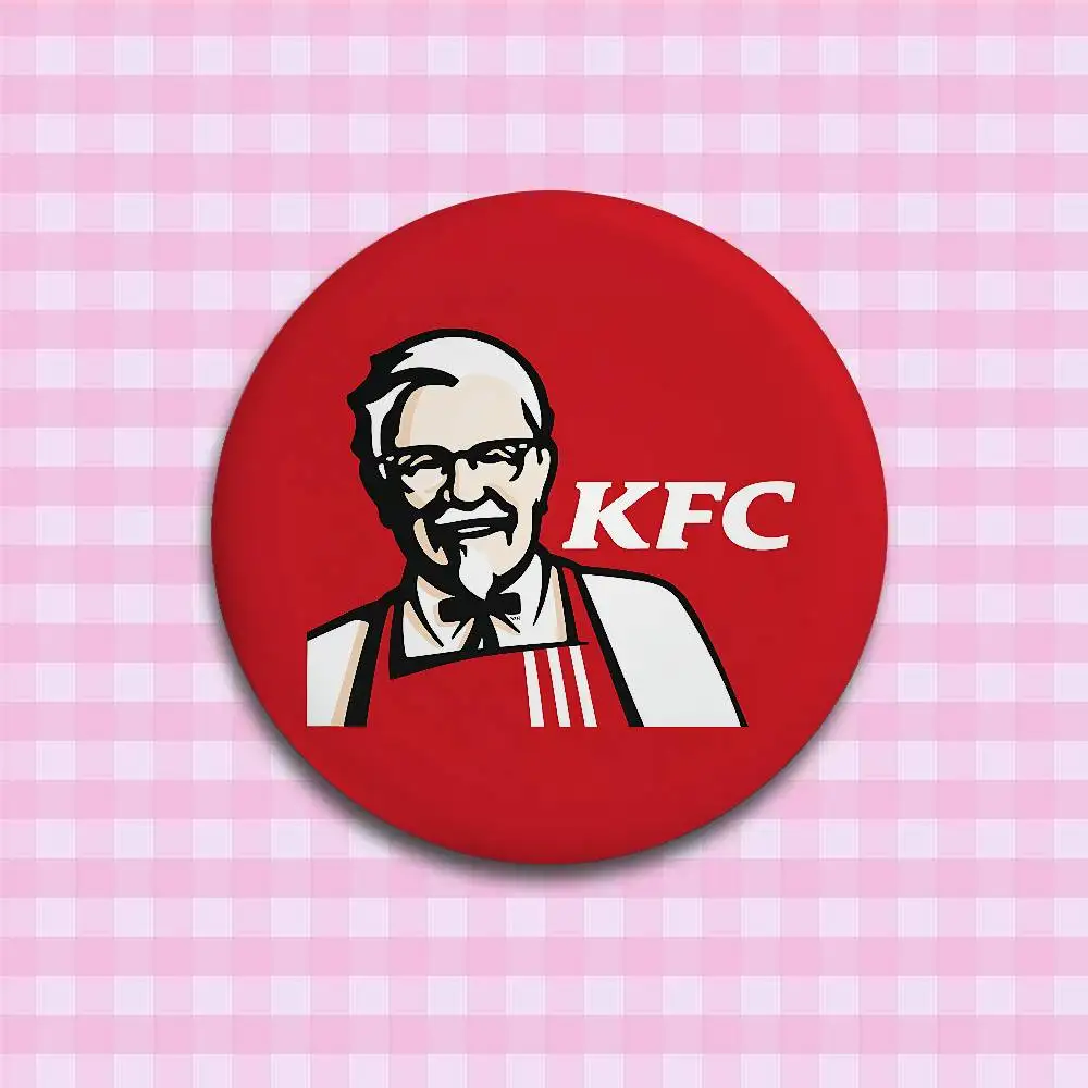 موضة K-kfc شعار دبابيس أنيقة حلية دبابيس رائعة شارة مستديرة حقيبة اكسسوارات مجوهرات هدايا #2