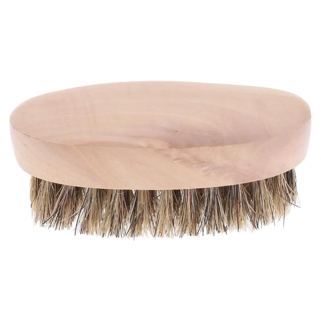 

Beard Brush for Men - Firm & Soft Bristles & Solid Wooden Handle - Perfectly
