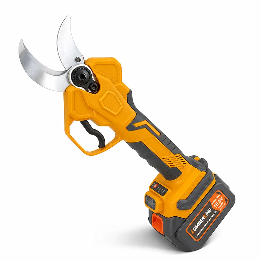 Custom 21V Li-ion 40mm Powered Electric Garden Scissor Pruners Cordless Pruning Shears Battery For Trees