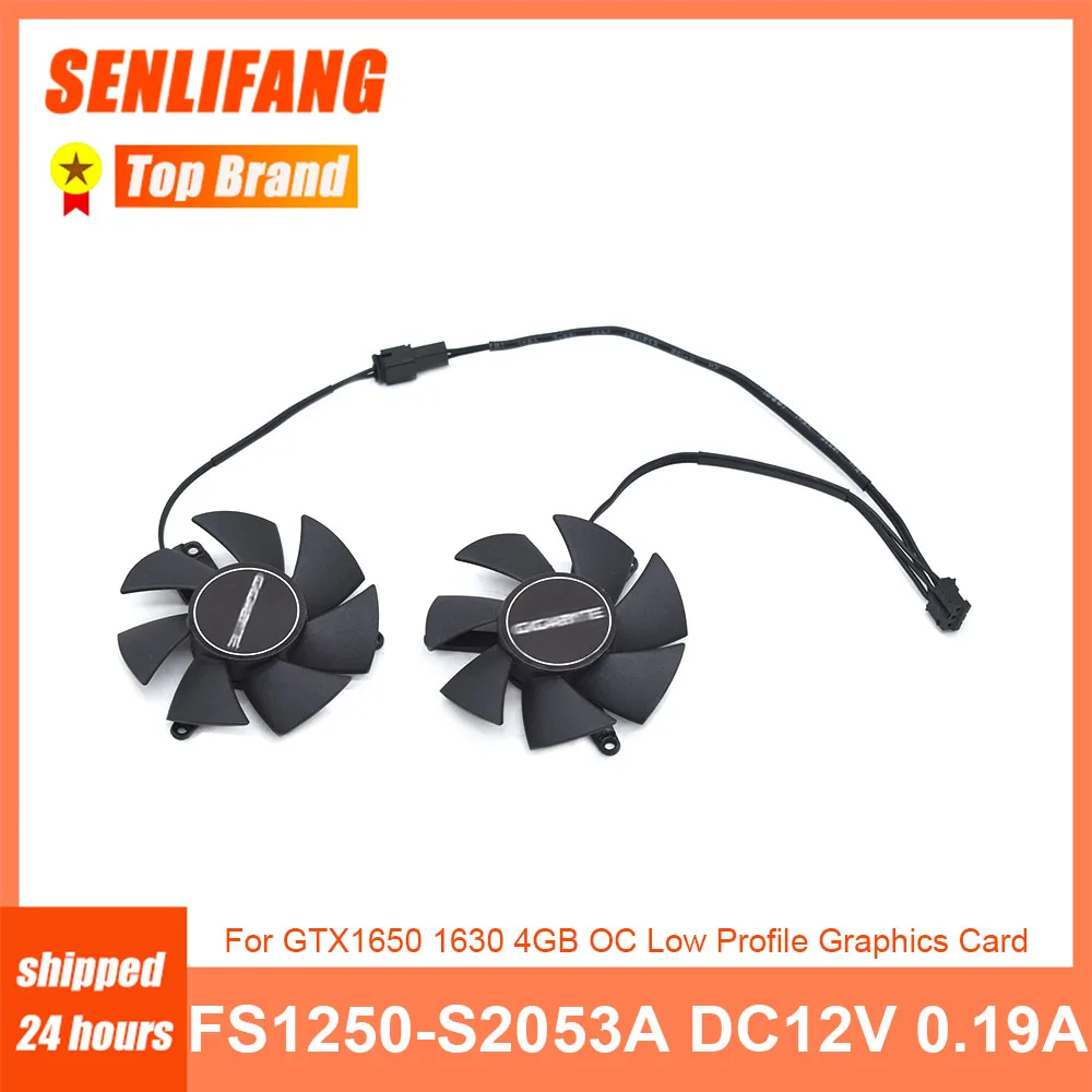 

3Pins GPU Fan FS1250-S2053A DC12V 0.19A For Gigabyte GTX1650 1630 4GB OC Low Profile Graphics Card Cooling Fan