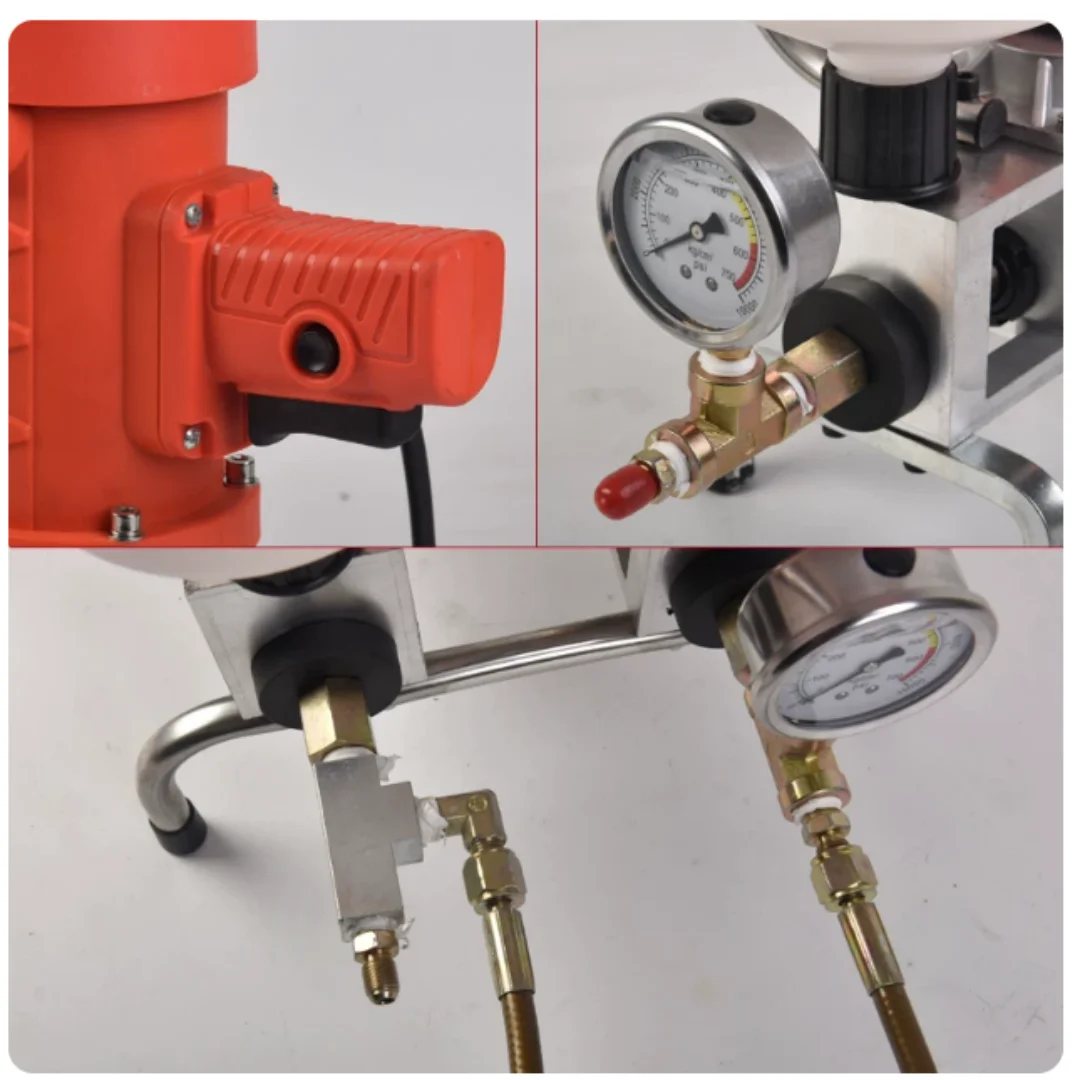 220V Epoxy injection pump Epoxy / Polyurethane foam Grouting Machine Steel Hose concrete repair crack 999 high quality grout