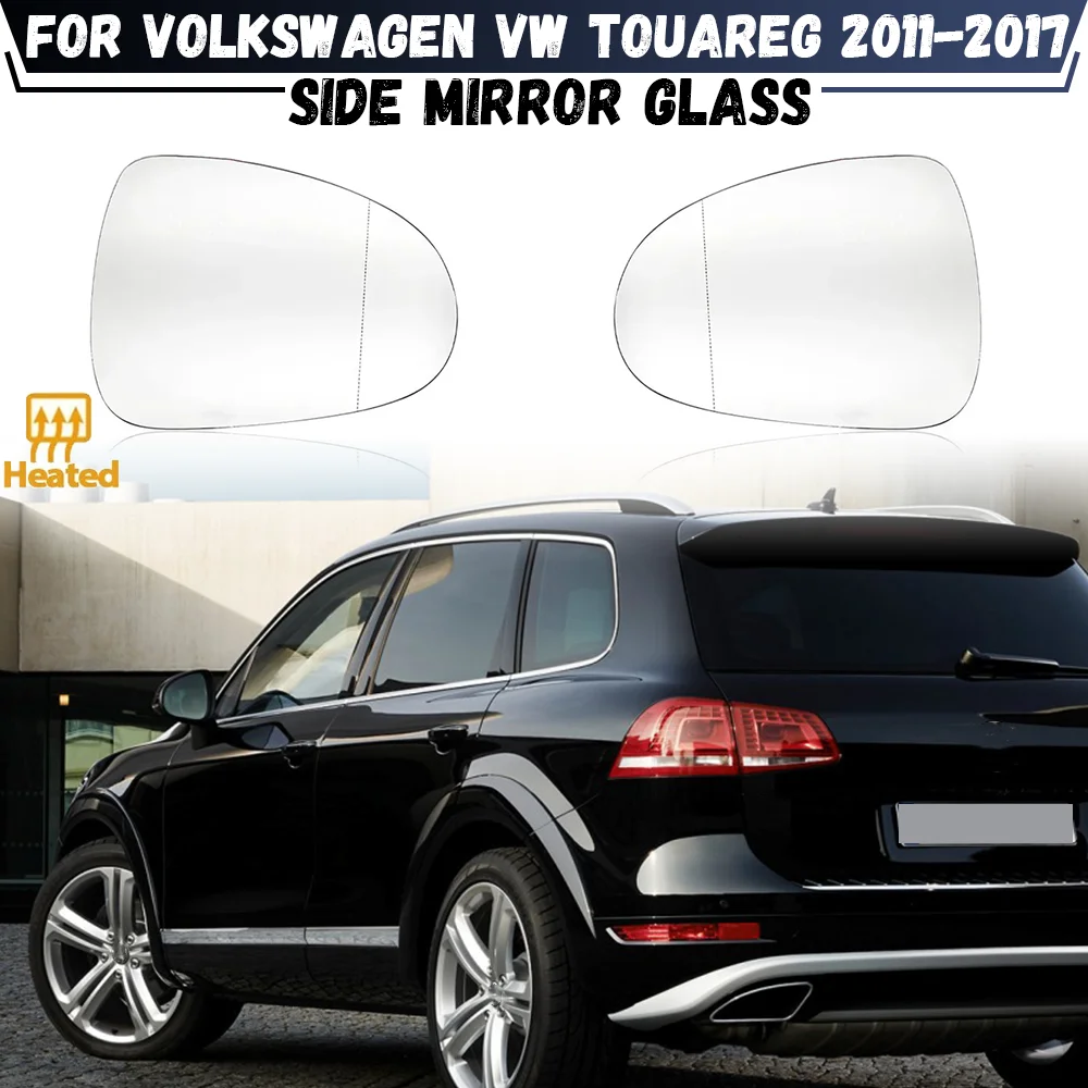 Mirror Heated Side Mirror Glass Rearview Mirror Lens For Volkswagen VW Touareg 2011 2012 2013 2014 2015 2016 2017