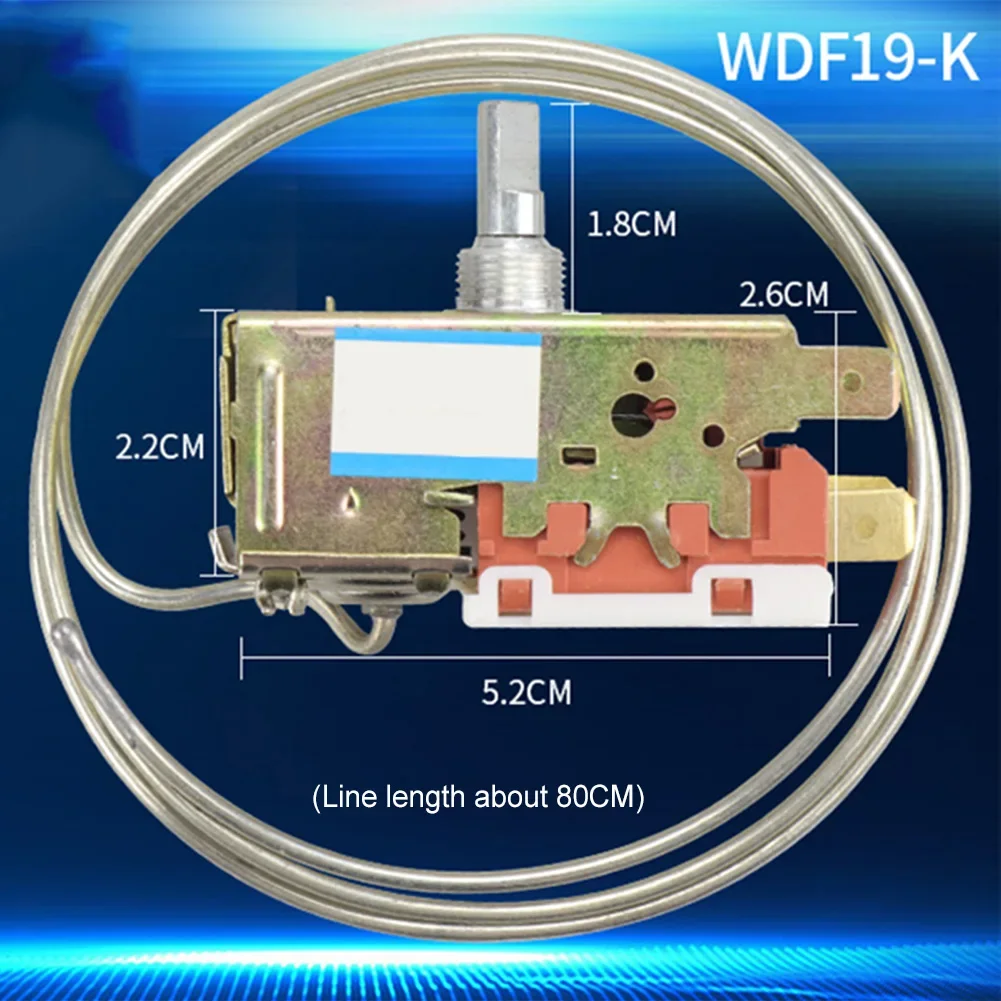 Thermostat Switch WDF19-K K50 K54 K59 K59E Refrigerator Thermostat Switch For Siemens For Bosch With D-shaped Shaft Design 80cm