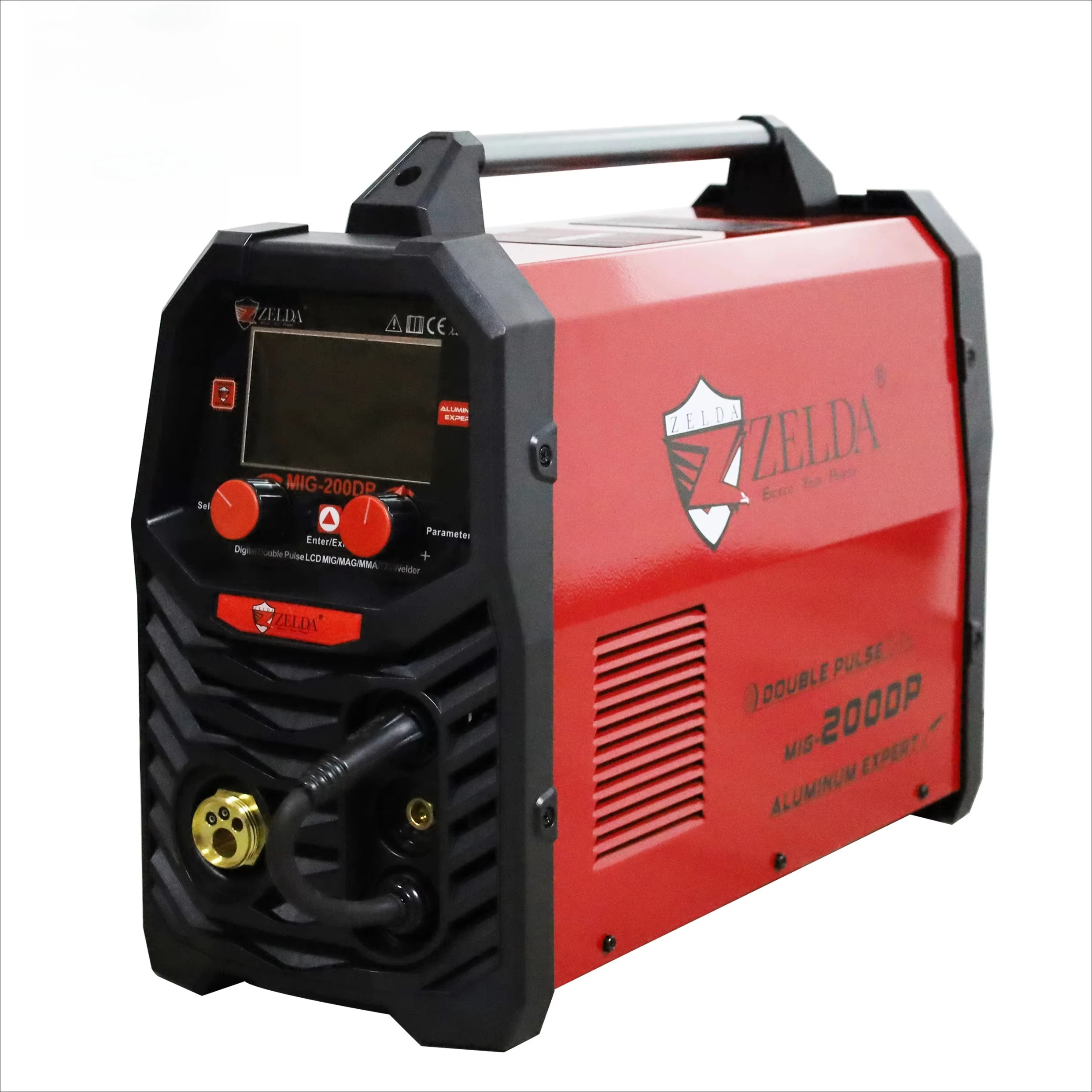 

2025 Zelda 220v Dc Inverter Mig Welders IGBT 200A New Condition Metal Welding Machine Double Pulse Digital Mig Welding Machine