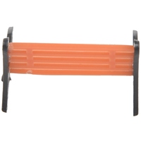 ABWP-15Pcs Plastic Model Park Bench Model Landscape 1:50 With Black Arm