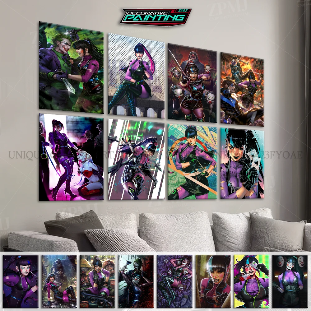 

DC Comics Supervillain Punchlin Movie Wall Artwork Canvas Pictures Magical Home Decor Paintings Room Frameless Prints Posters