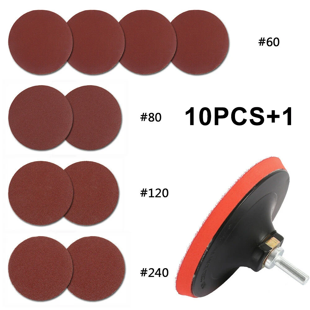 

Sanding Disc Collection Includes 10 Pieces of 5inch Discs Designed for Use on Angle Grinders and Sanders in Multiple Grits