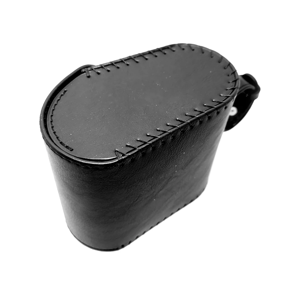 Q1071 Bicycle Bags Vintage Tail Bag Leather Mountain Road Death Coaster Bag Bike Brown Black