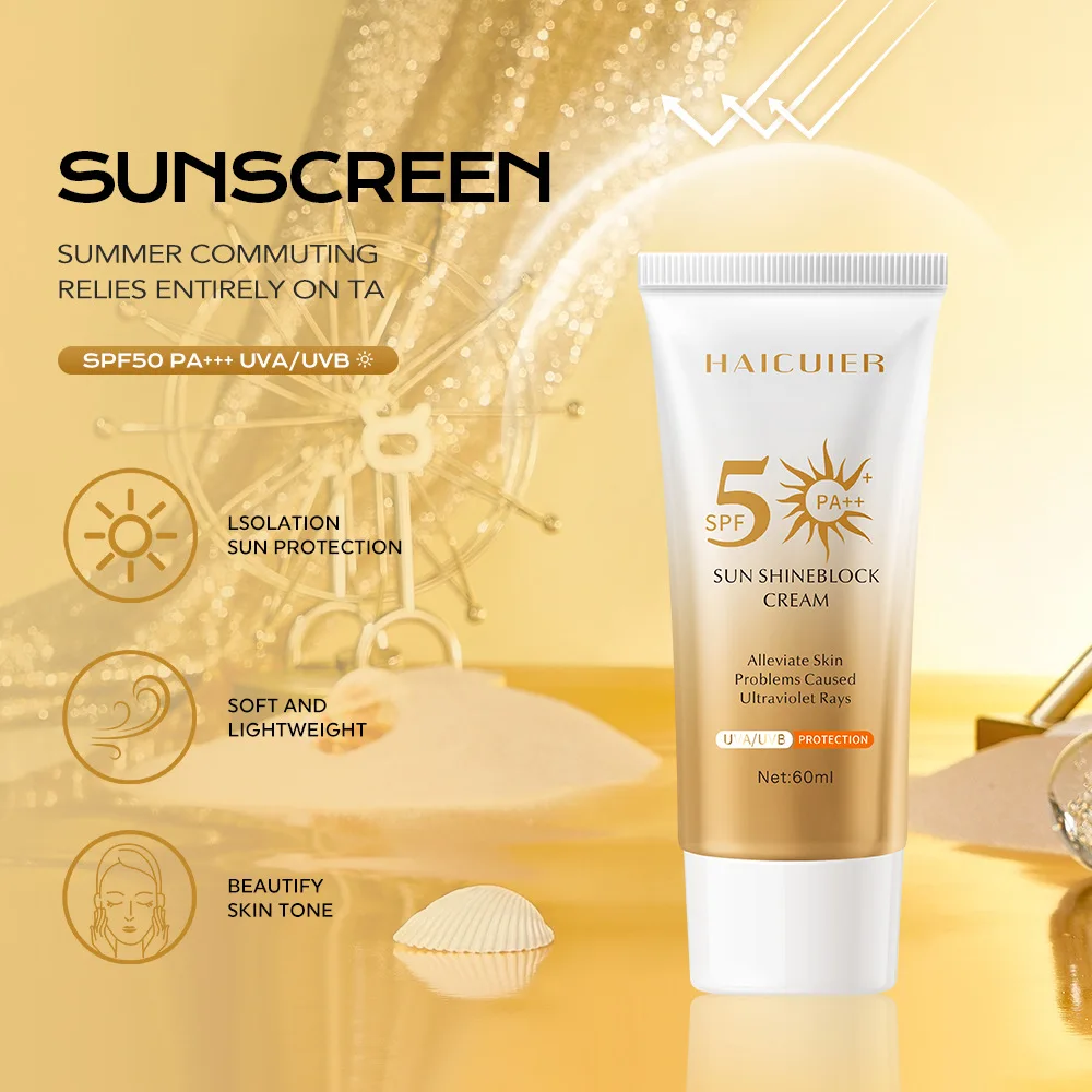 Isolation Sunscreen Refreshing Moisturizing Non-Greasy UV Protection Sunscreen SPF50 + PA ++ Body Foundation