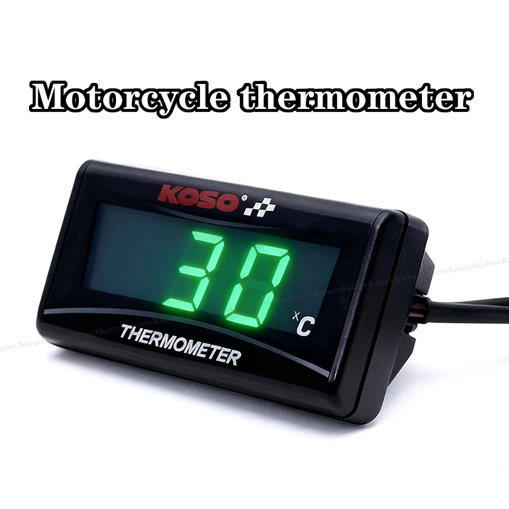 

KOSO Water Temperature Gauge Mini Meter Thermometer Moto Universal For XMAX300 250 NMAX155 CB400 CB500X Sensor Accessories