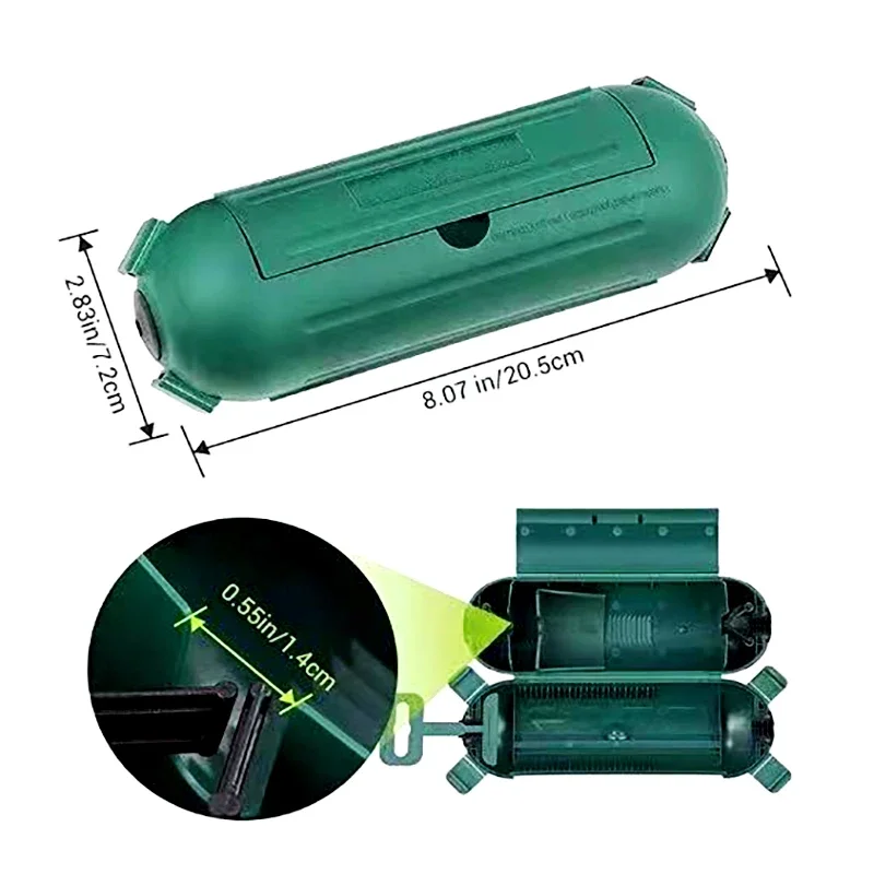1PCS Extension Cord Protection Box Weather Resistant Cable Safety Junction Box Outdoor Electric Plug Socket Safety Cover