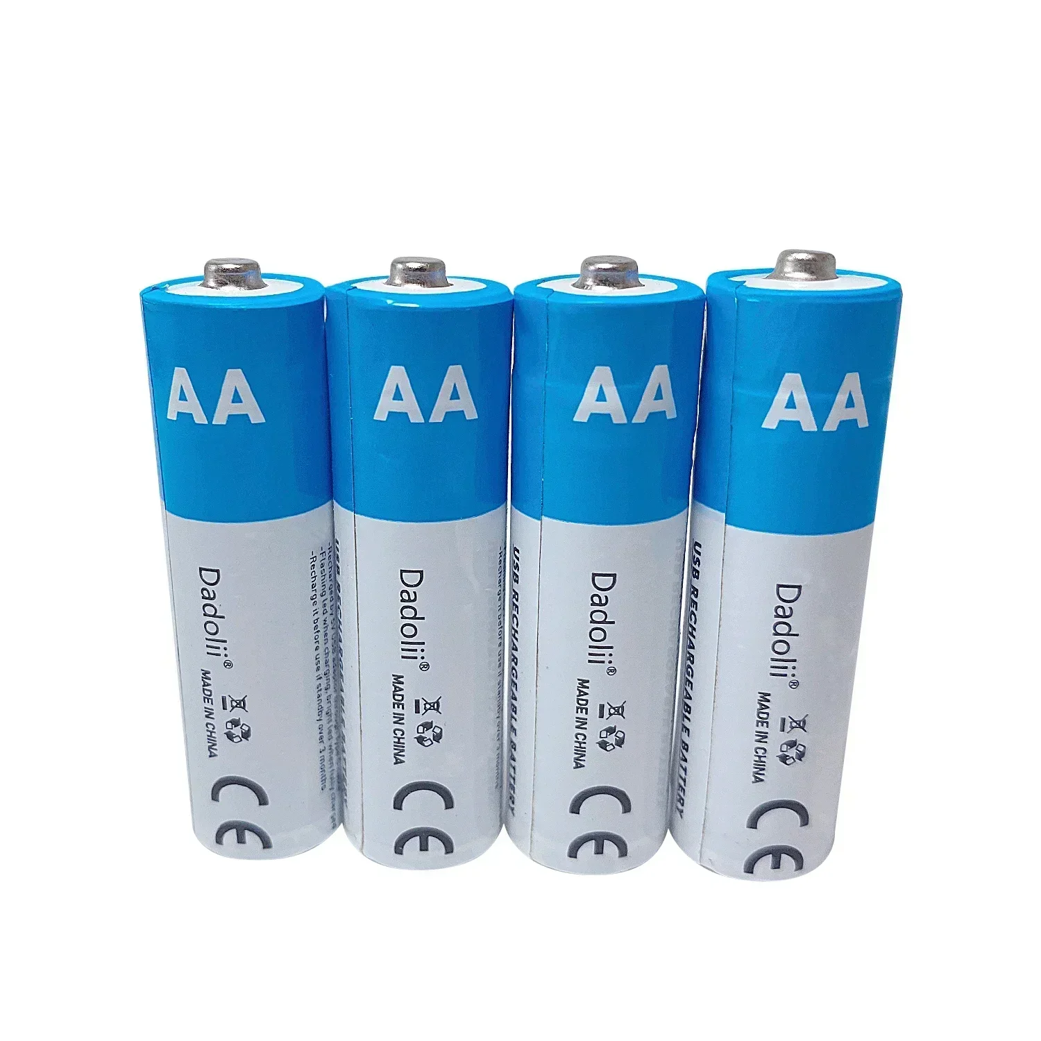 AA Battery 1.5V AA 2600mAh USB rechargeable li-ion battery for remote control mouse small fan Electric toy battery with Cable