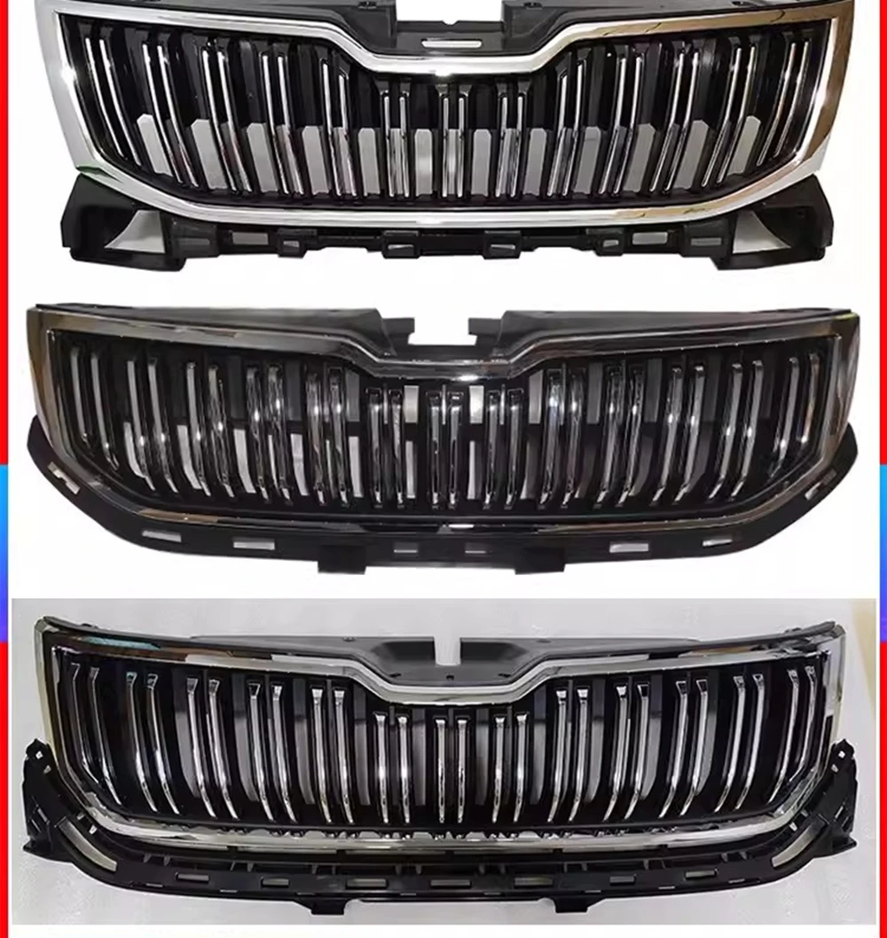 Kratka samochodowa maska chłodnicy przedni zderzak Grill dla Skoda øq karoq Kodiaq