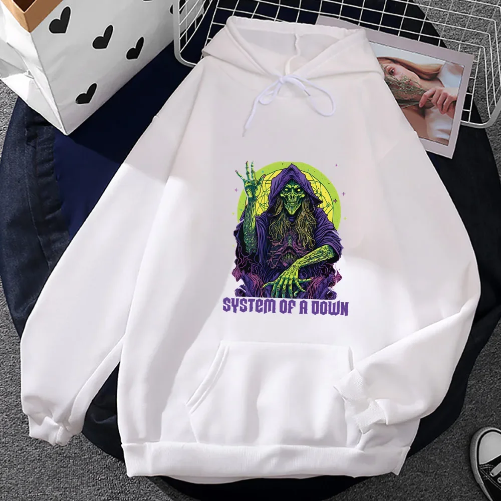 System of A Down Hoody Streetwear Men Sweatshirt Heavy Mental Band Clothes Autumn/winter Fleece Casual Hoodie Graphic Tops