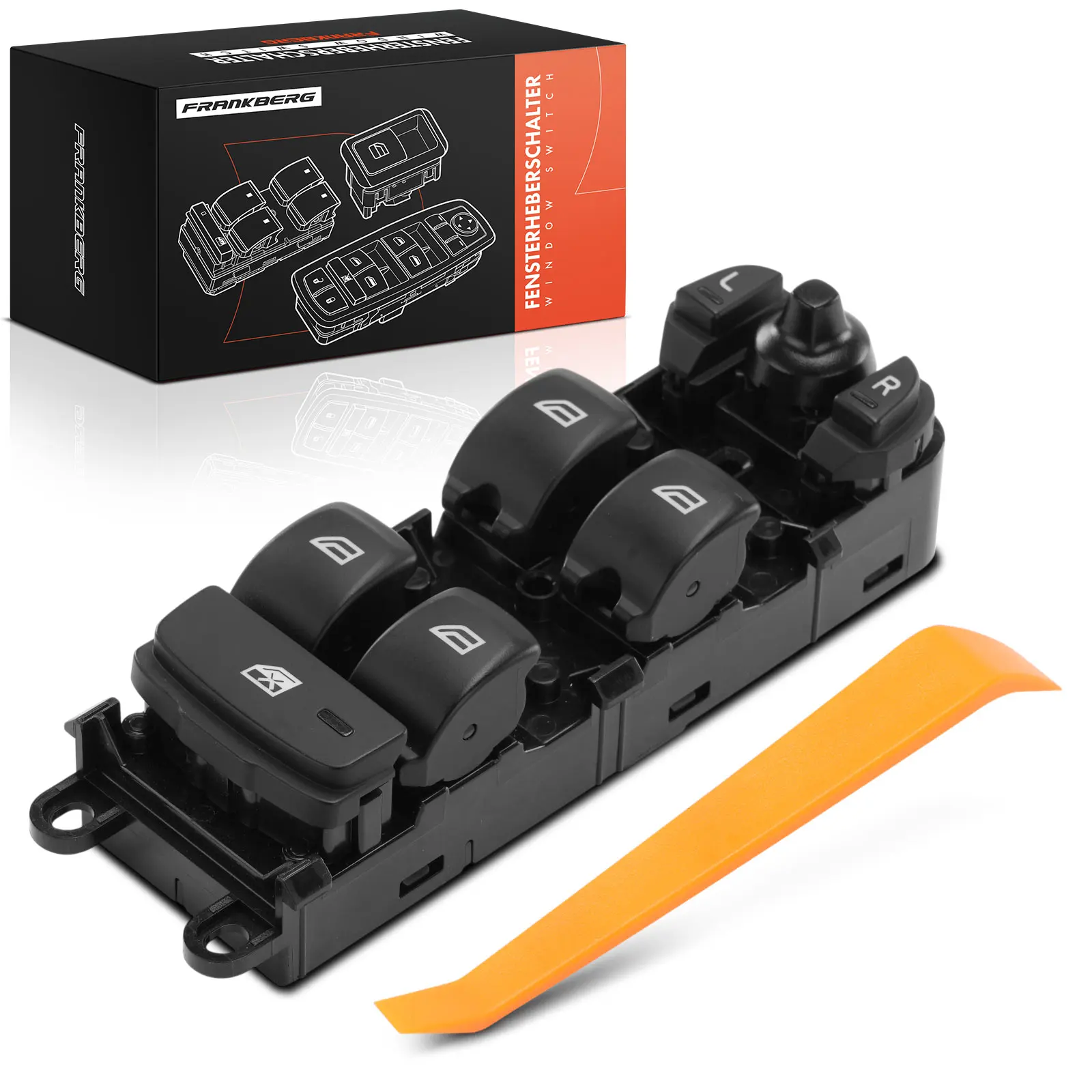 Frankberg 1x Schakelaar linksvoor Raammechanismen voor Volvo XC70 S80 V70 2010-2013 31334881 31272004
