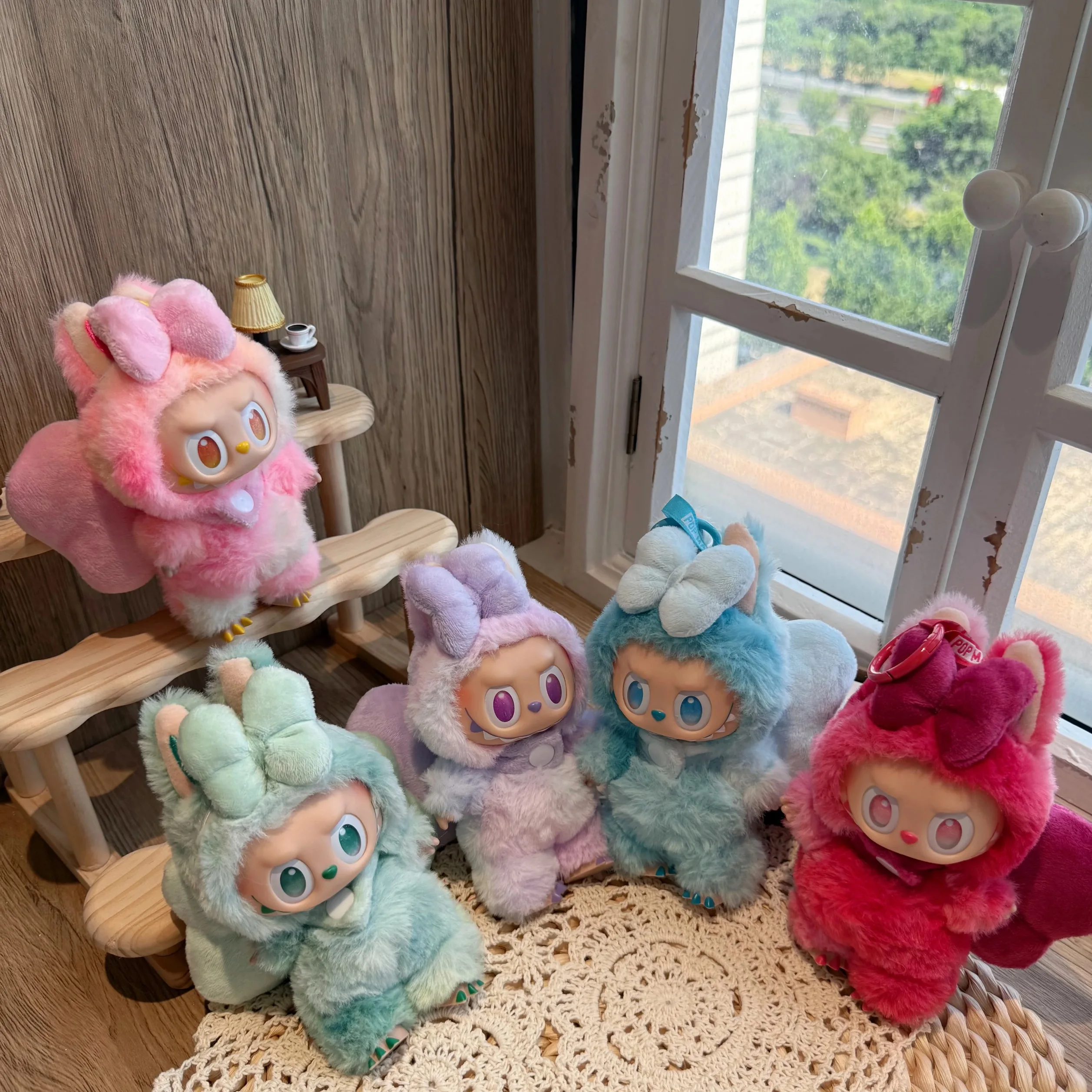【بدون دمية】لـ Labubu 3.0 Big in Engery Series Labubu وشاح على شكل فيونكة كبيرة إكسسوارات عصرية من Labubu