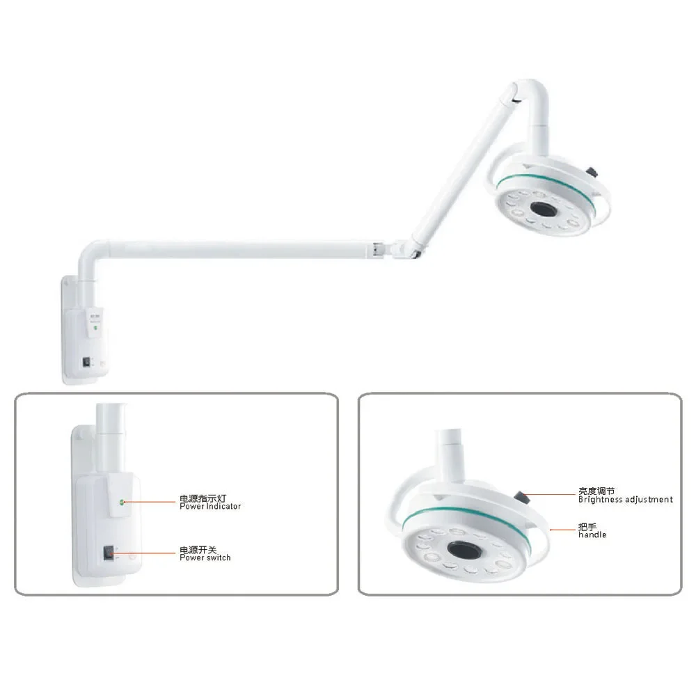 Led Wall Light Surgical Examination Loops With Eyes Medical Mounted Operating