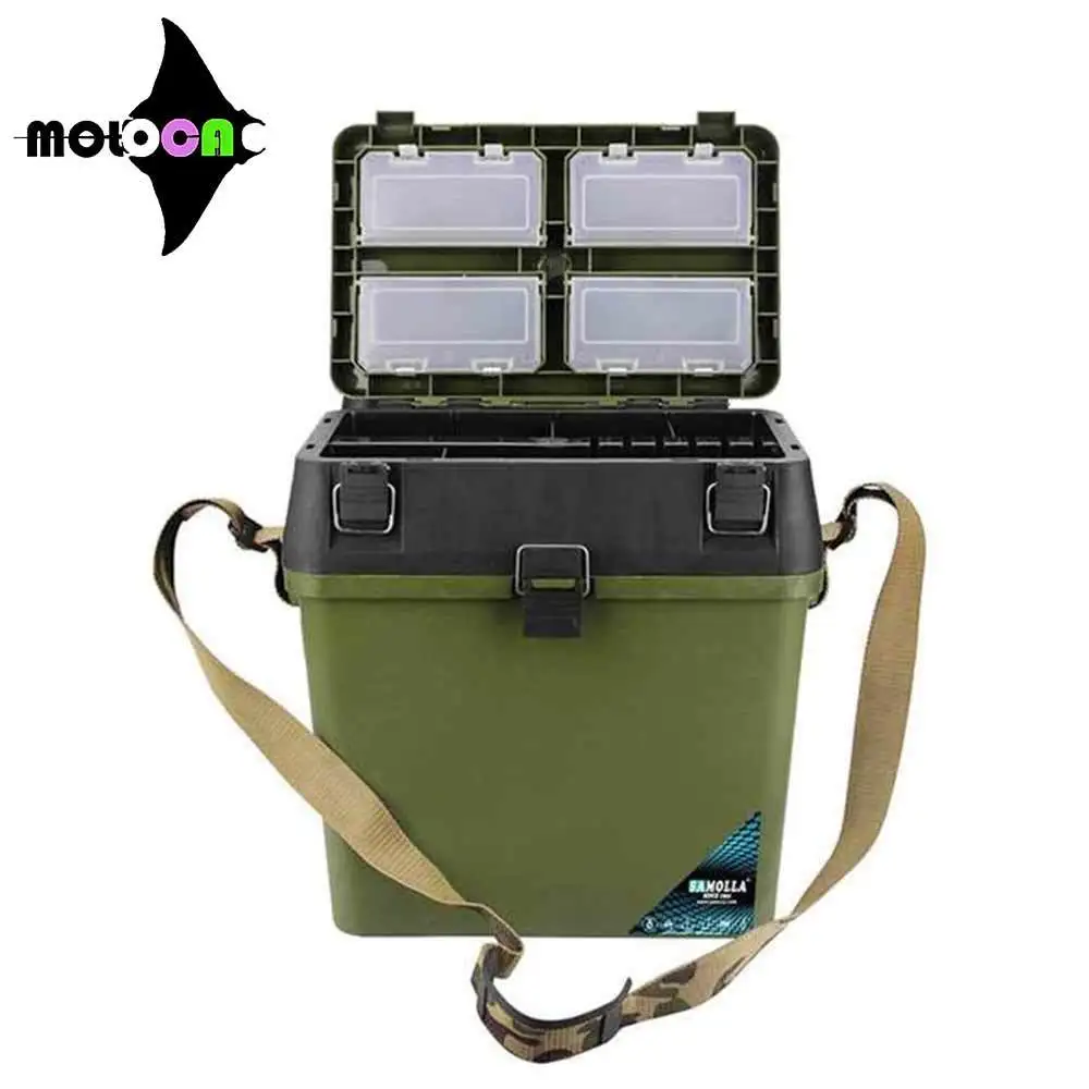 

High-Quality Multi-storey Compartments Big Lure Baits Box Large Multifunction Fishing Box Plastic Fishing Accessories Waterproof