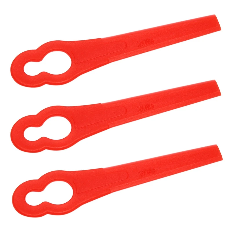 DTA5 160Pcs Replacement Grass Trimmer Blades Spare Part Lawn Mower Cutting Blades Cutter Tool Plastic