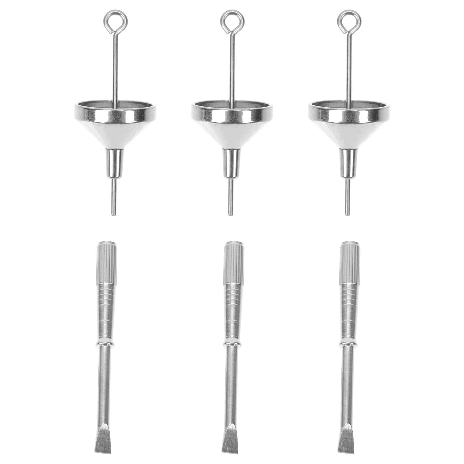

Mini Precision Screwdriver Stainless Steel Lightweight Portable Funnel Filler Tool Pet Urn Pendant Repair Multi function