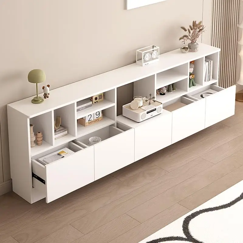 مركز ترفيه أثاث منزلي حديث فاخر من Mueble Para يدعم حامل تلفزيون وطاولة تلفزيون لتخزين أرضية التلفزيون